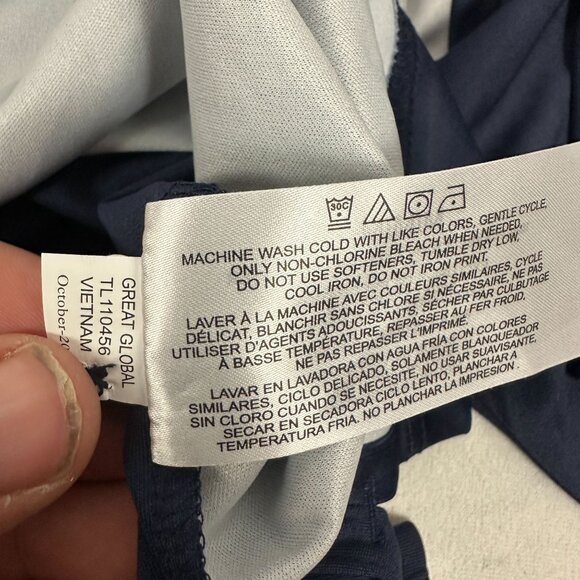 Greg Norman Mens Colorblock Polo Shirt M 100% Polyester Whistling Straits Logo - Picture 7 of 7